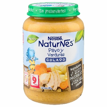 Colado Pavo y Verduras - Naturnes 115g